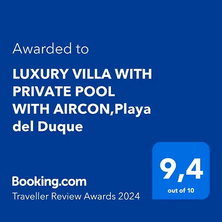 Luxury With Private Pool & Aircon, Costa Adeje, Tenerife Vila *
